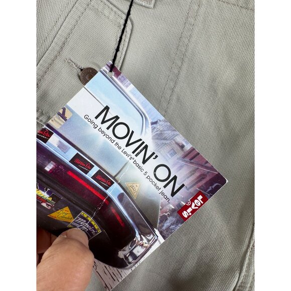 Levis Movin On Fatigue Boot Cut Jeans Low Rise sz 14 grey Y2K - Picture 4 of 9